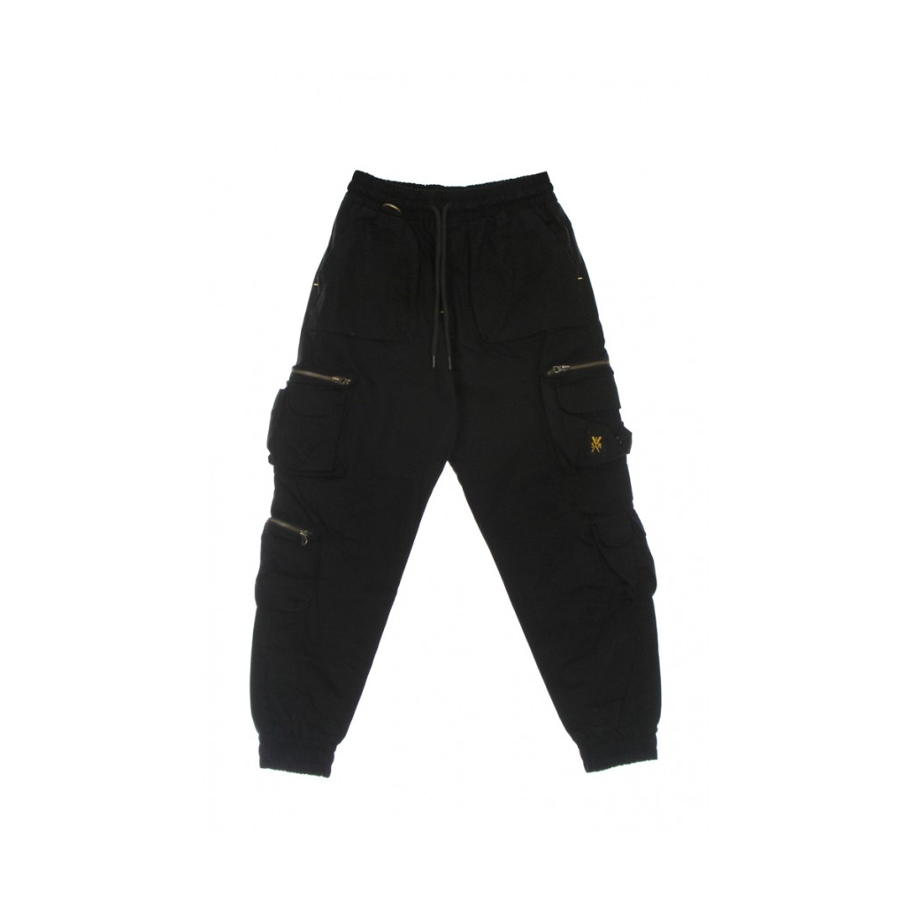 pantalone lungo uomo retrofuture cargo BLACK