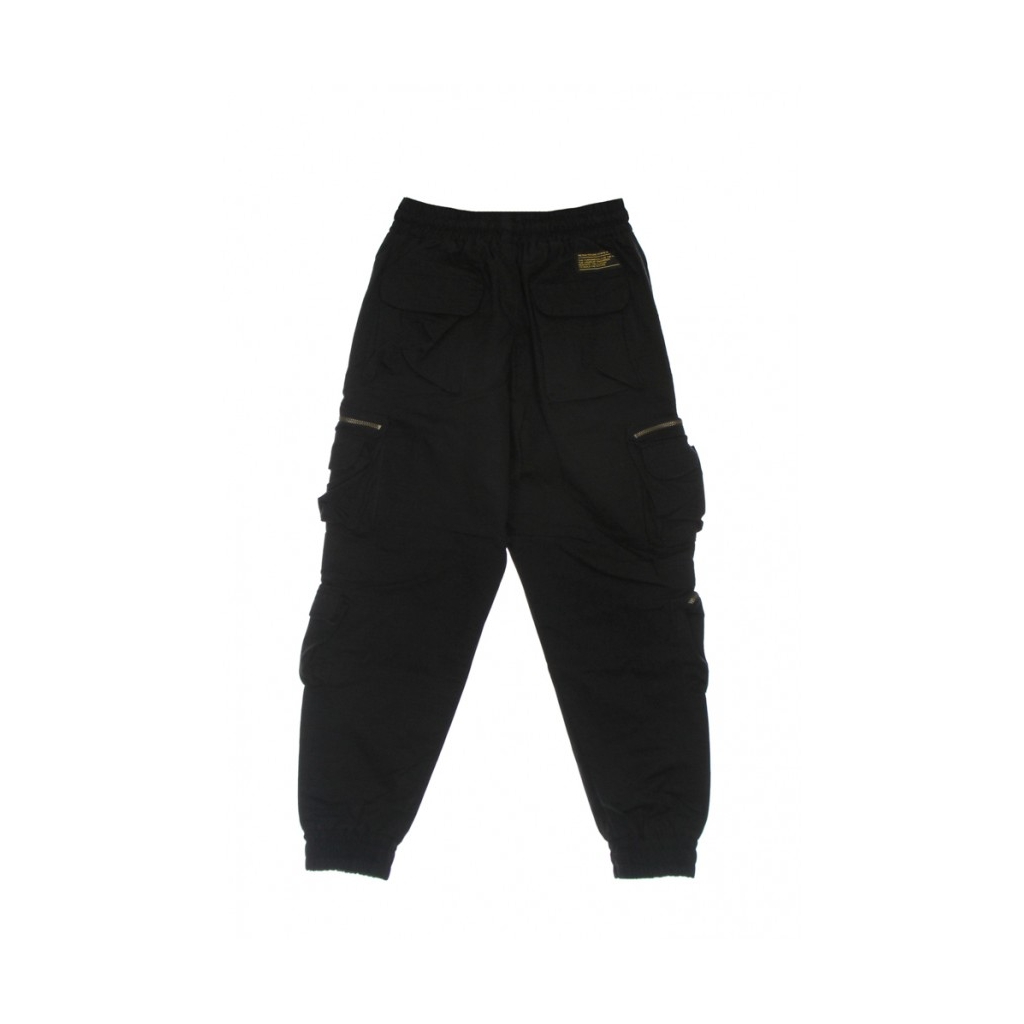 pantalone lungo uomo retrofuture cargo BLACK