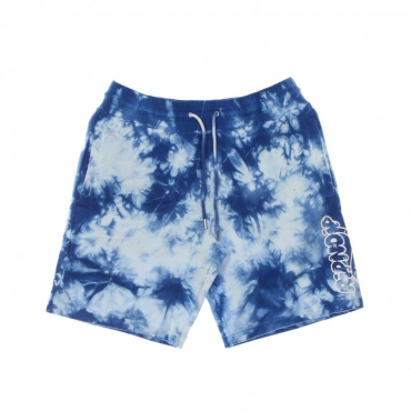 pantalone corto tuta uomo ripntail sweat shorts BLUE ACID WASH