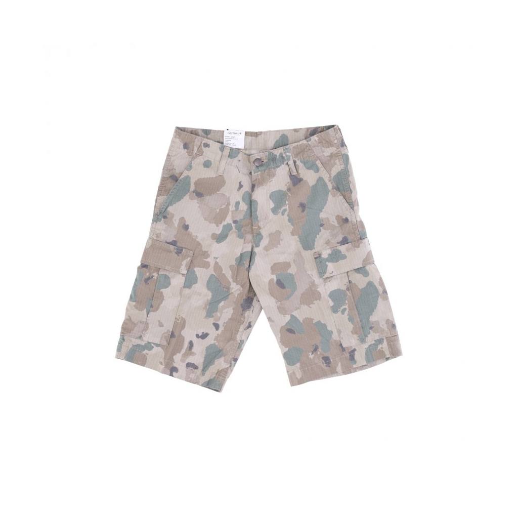 pantalone corto uomo regular cargo short CAMO TIDE/THYME