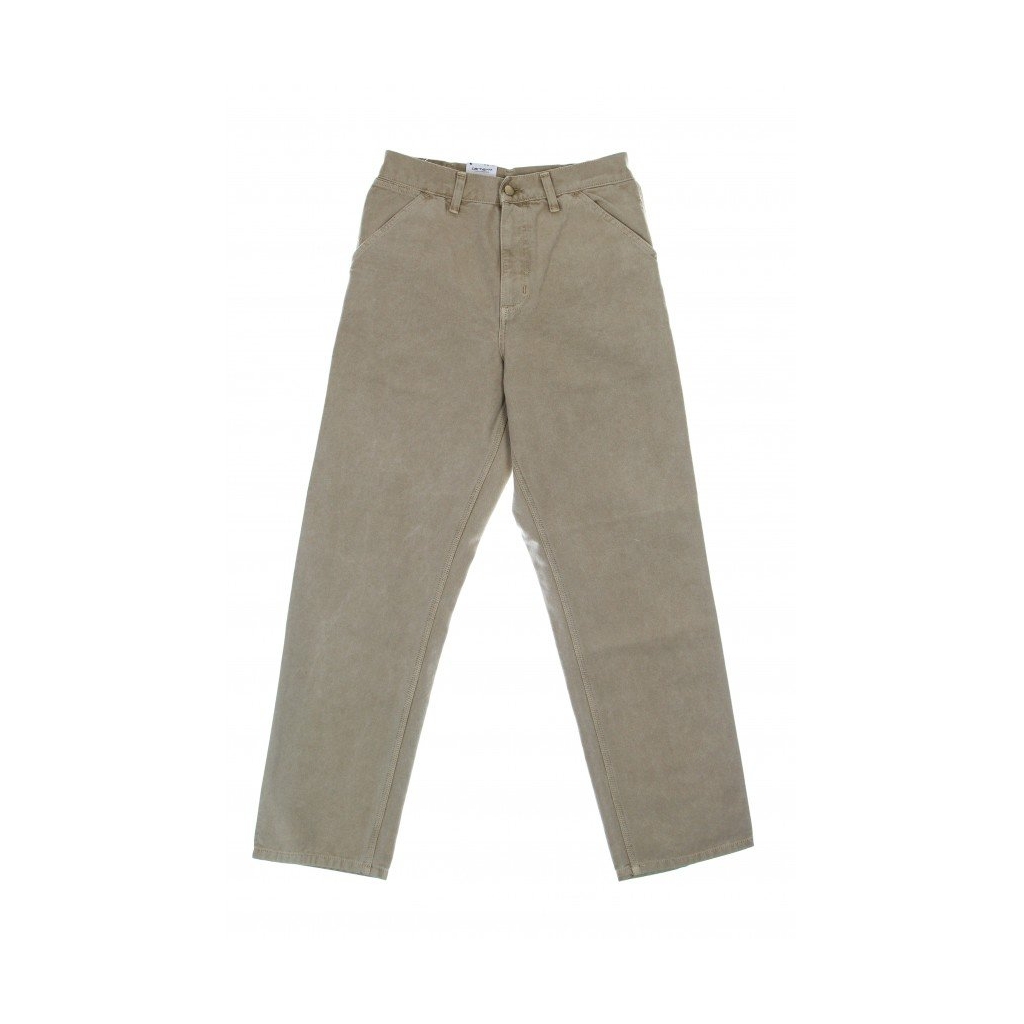 pantalone lungo uomo single knee pant DUSTY H BROWN FADED