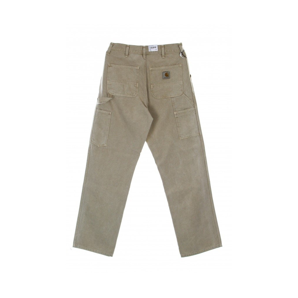 pantalone lungo uomo single knee pant DUSTY H BROWN FADED