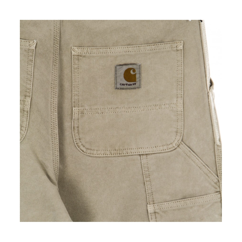 pantalone lungo uomo single knee pant DUSTY H BROWN FADED