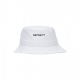 cappello da pescatore uomo script bucket hat WHITE/BLACK