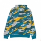 felpa cappuccio uomo underhill camo hoodie TEAL