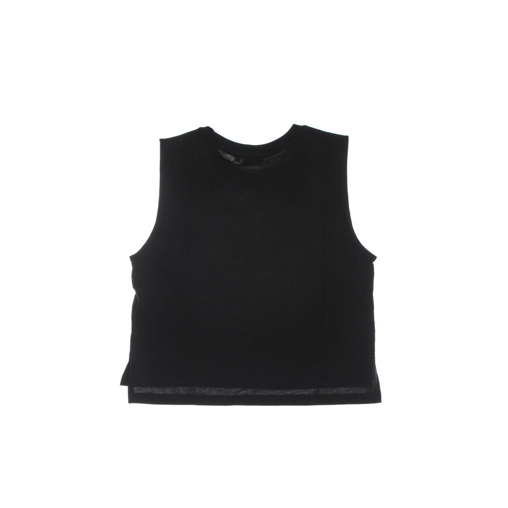 canotta donna taggia cropped boxy top BLACK BEAUTY