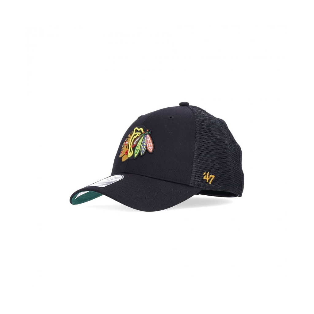 cappellino visiera curva uomo nhl mvp branson chibla BLACK