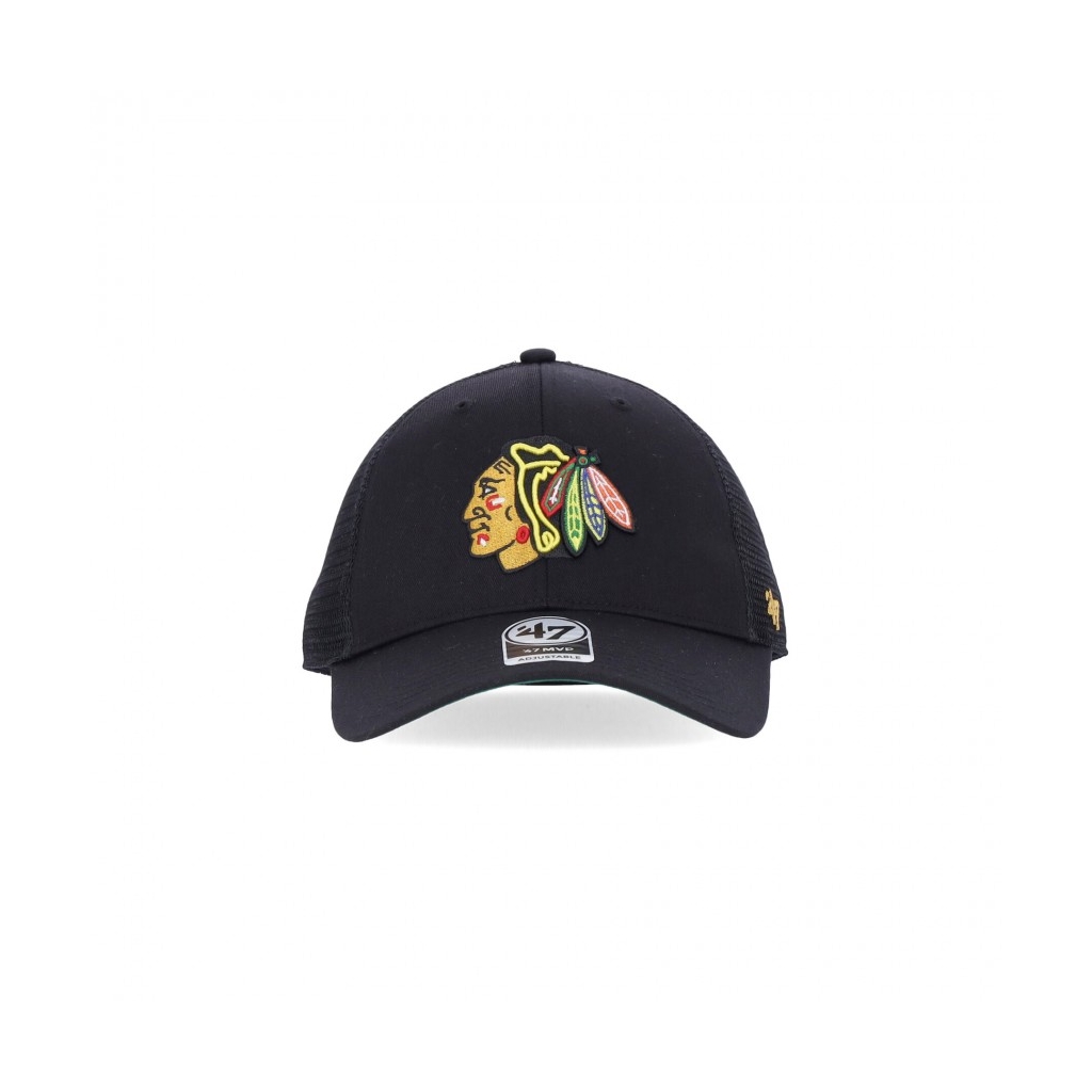 cappellino visiera curva uomo nhl mvp branson chibla BLACK