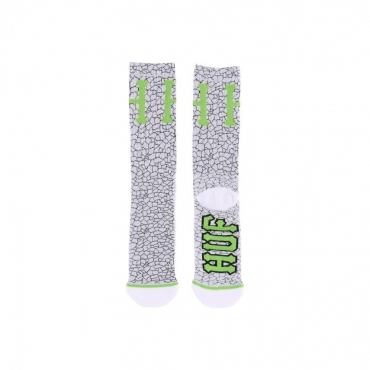 calza media uomo quake classic h sock WHITE