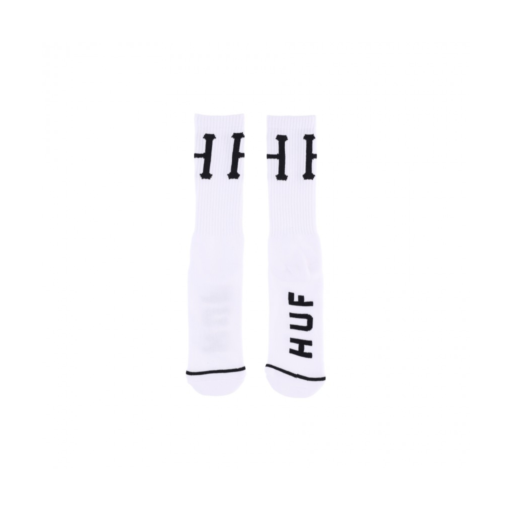 calza media uomo classic h crew sock WHITE