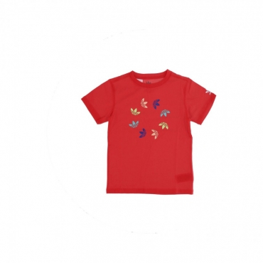 maglietta ragazzo adicolor tee VIVID RED