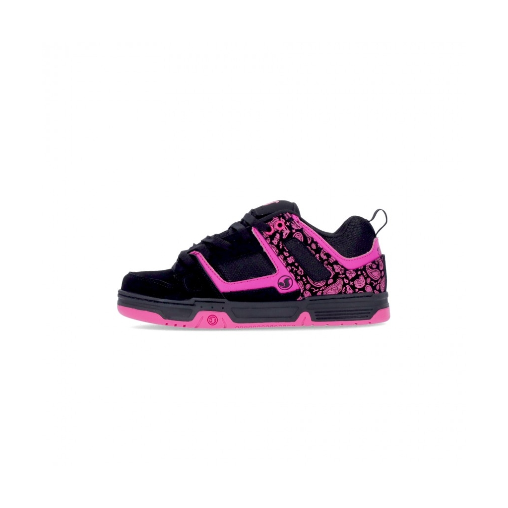 scarpe skate donna gambol BLACK/PINK/BLACK NUBUCK