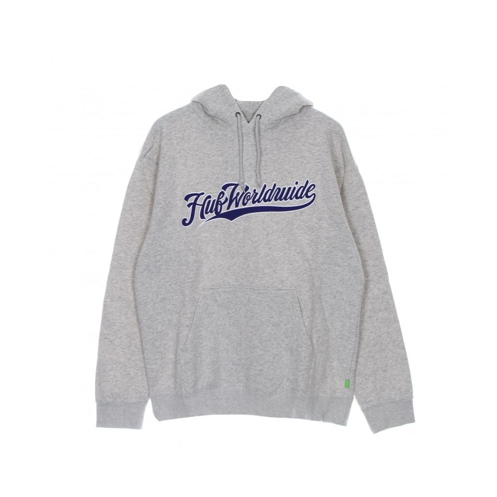 felpa cappuccio uomo crackerjack p/o hoodie ATHLETIC HEATHER