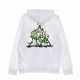 felpa cappuccio uomo quake tt p/o hoodie WHITE