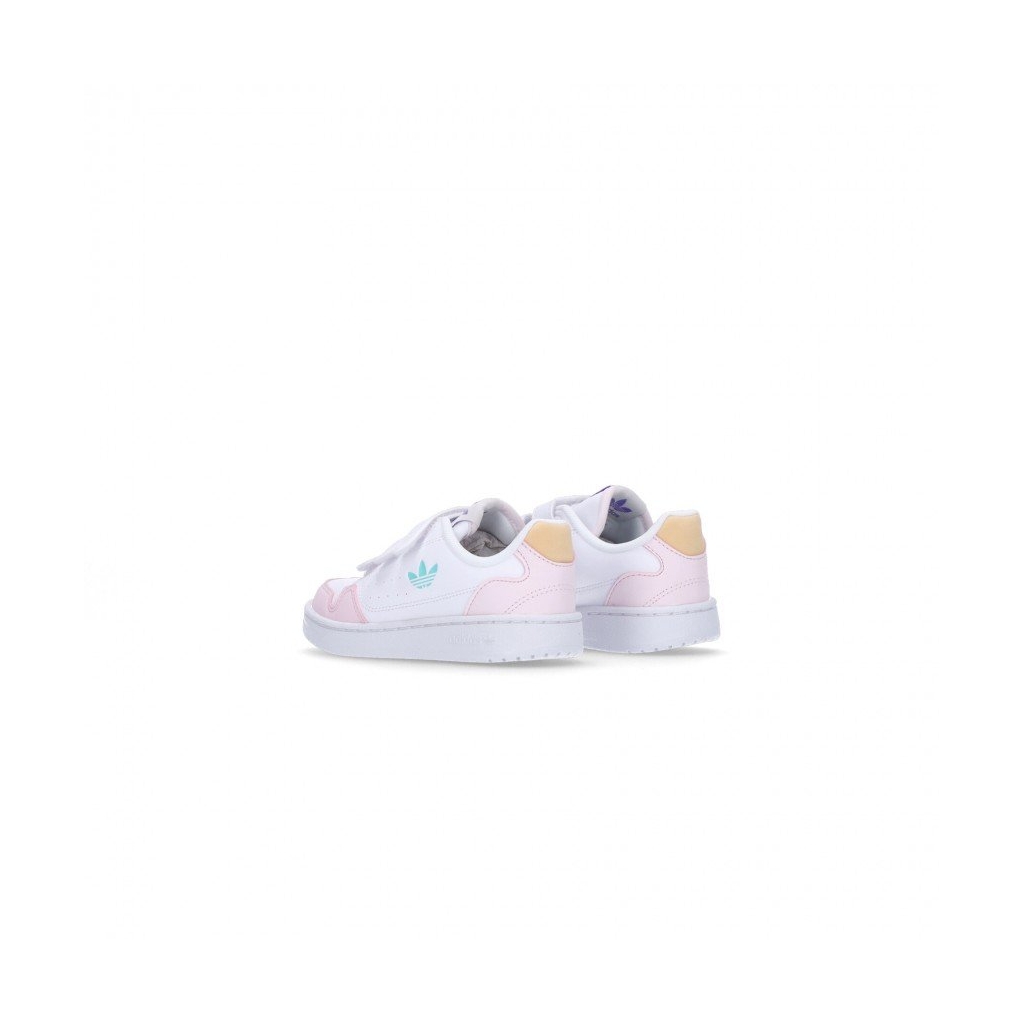 scarpa bassa bambina ny 90 cf c WHITE/LIGHT PURPLE/CLEAR PINK