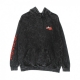 felpa cappuccio uomo hell racer hoodie BLACK MINERAL WASH