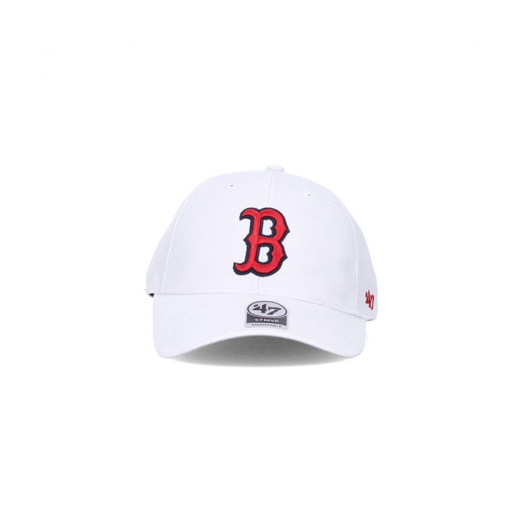 cappellino visiera curva uomo mlb mvp bosred WHITE