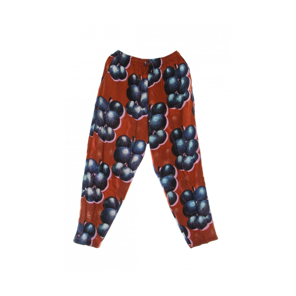 pantalone lungo donna blueberries pant BOMBAY BROWN MULTI