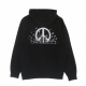 felpa cappuccio uomo bounce hood specialty fleece BLACK