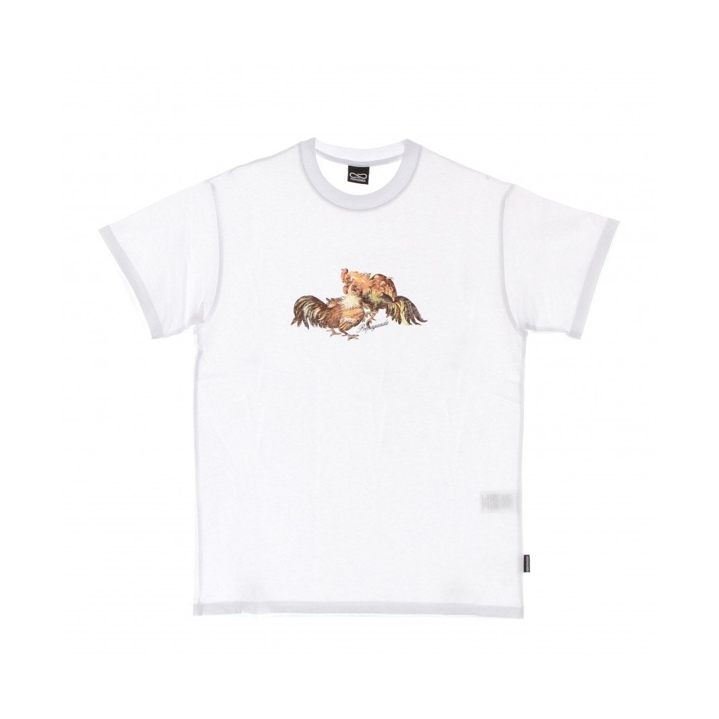 maglietta uomo fight tee WHITE