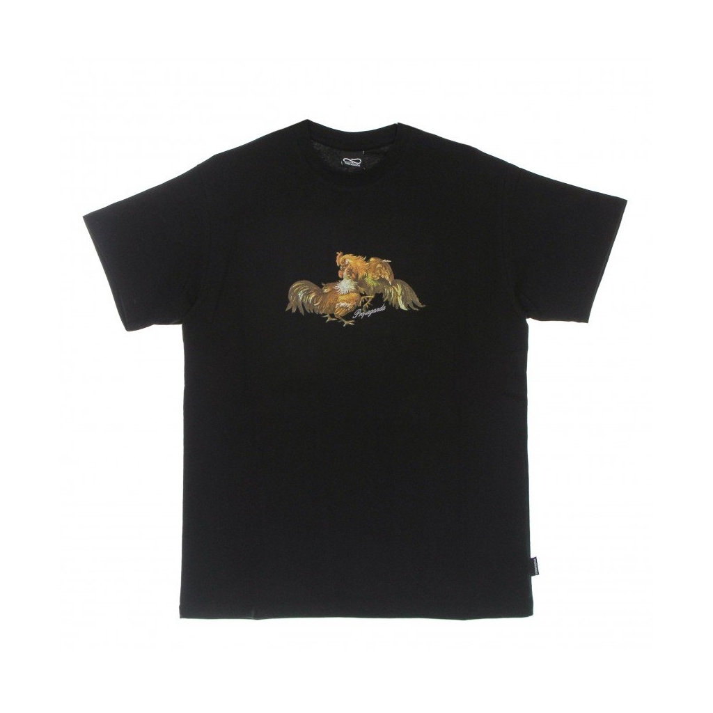 maglietta uomo fight tee BLACK