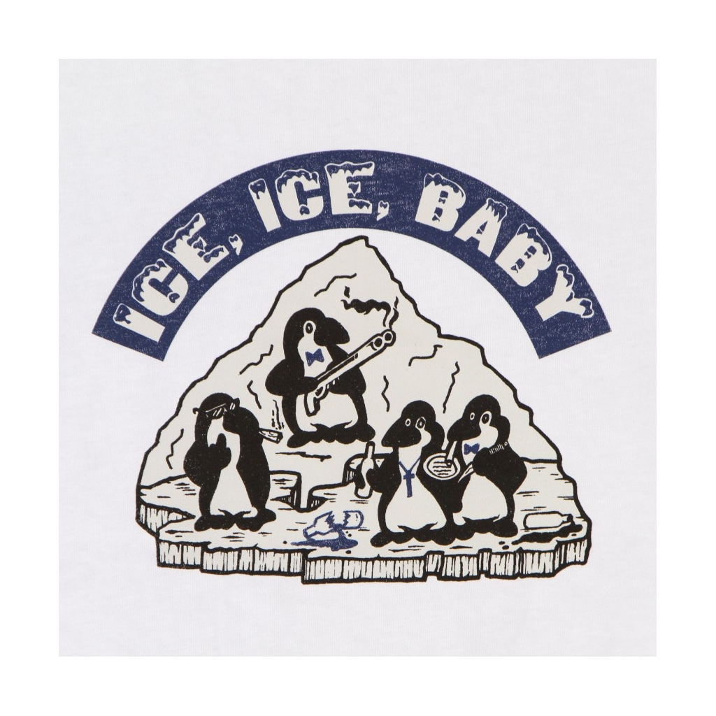 maglietta uomo ice ice baby tee WHITE