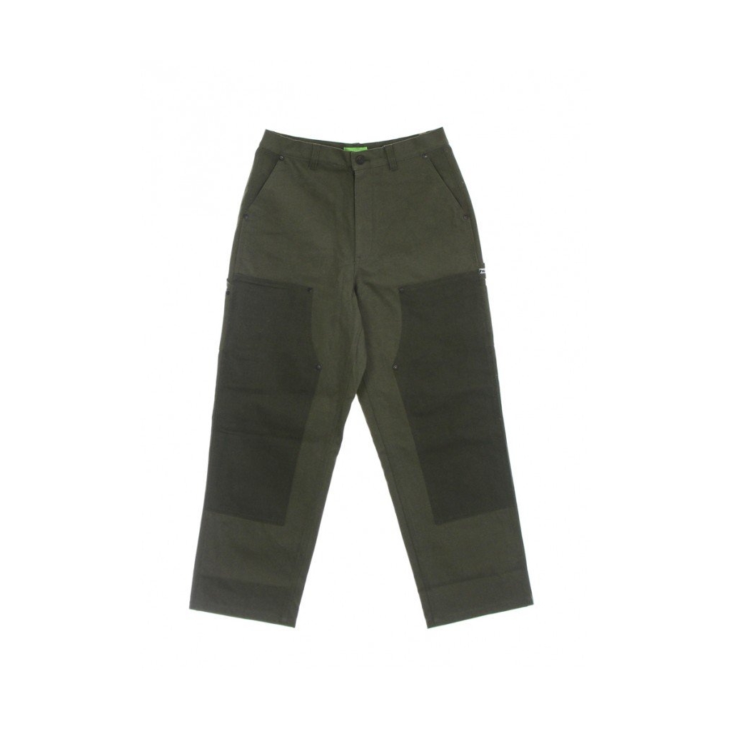 pantalone lungo uomo gilman double knee pant OLIVE