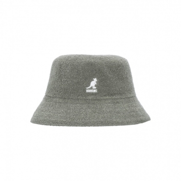 cappello da pescatore uomo bermuda bucket OIL GREEN