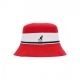 cappello da pescatore uomo bermuda stripe bucket SCARLET