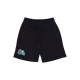 pantalone corto tuta uomo tre ruote sweatpant shorts BLACK