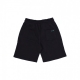 pantalone corto tuta uomo tre ruote sweatpant shorts BLACK