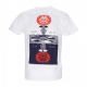 maglietta uomo post punk flower classic tee WHITE