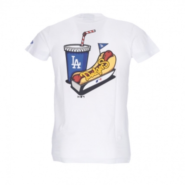 maglietta uomo mlb stadium food graphic tee losdod WHITE