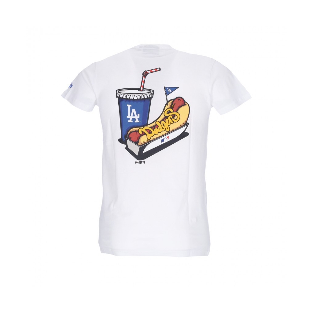 maglietta uomo mlb stadium food graphic tee losdod WHITE