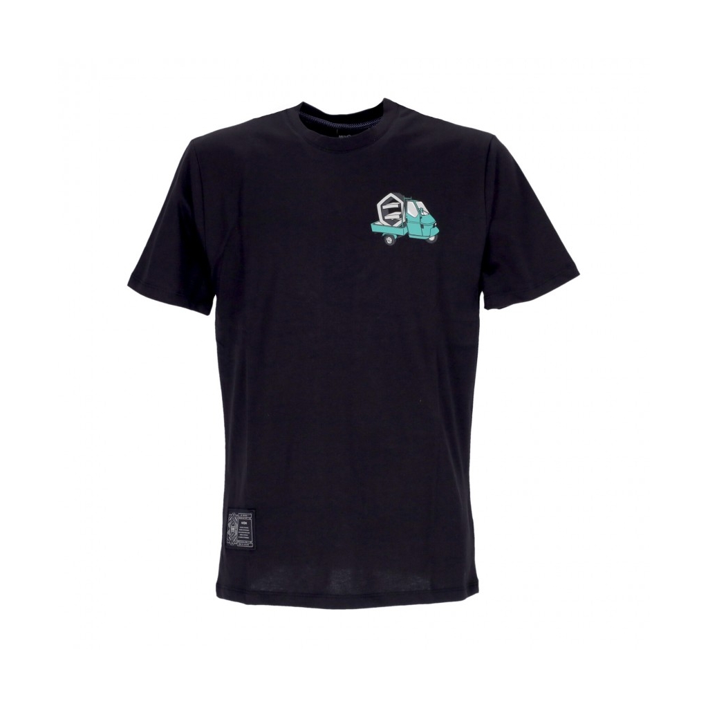 maglietta uomo tre ruote tee BLACK