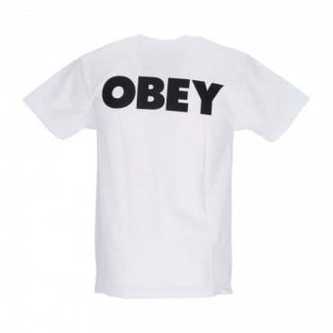 maglietta uomo obey 2 classic tee WHITE