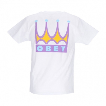 maglietta uomo crown classic tee WHITE