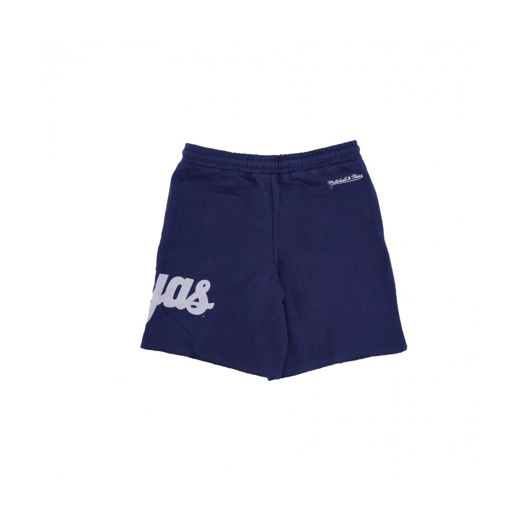 pantalone corto tuta uomo ncaa game day french terry short geohoy NAVY