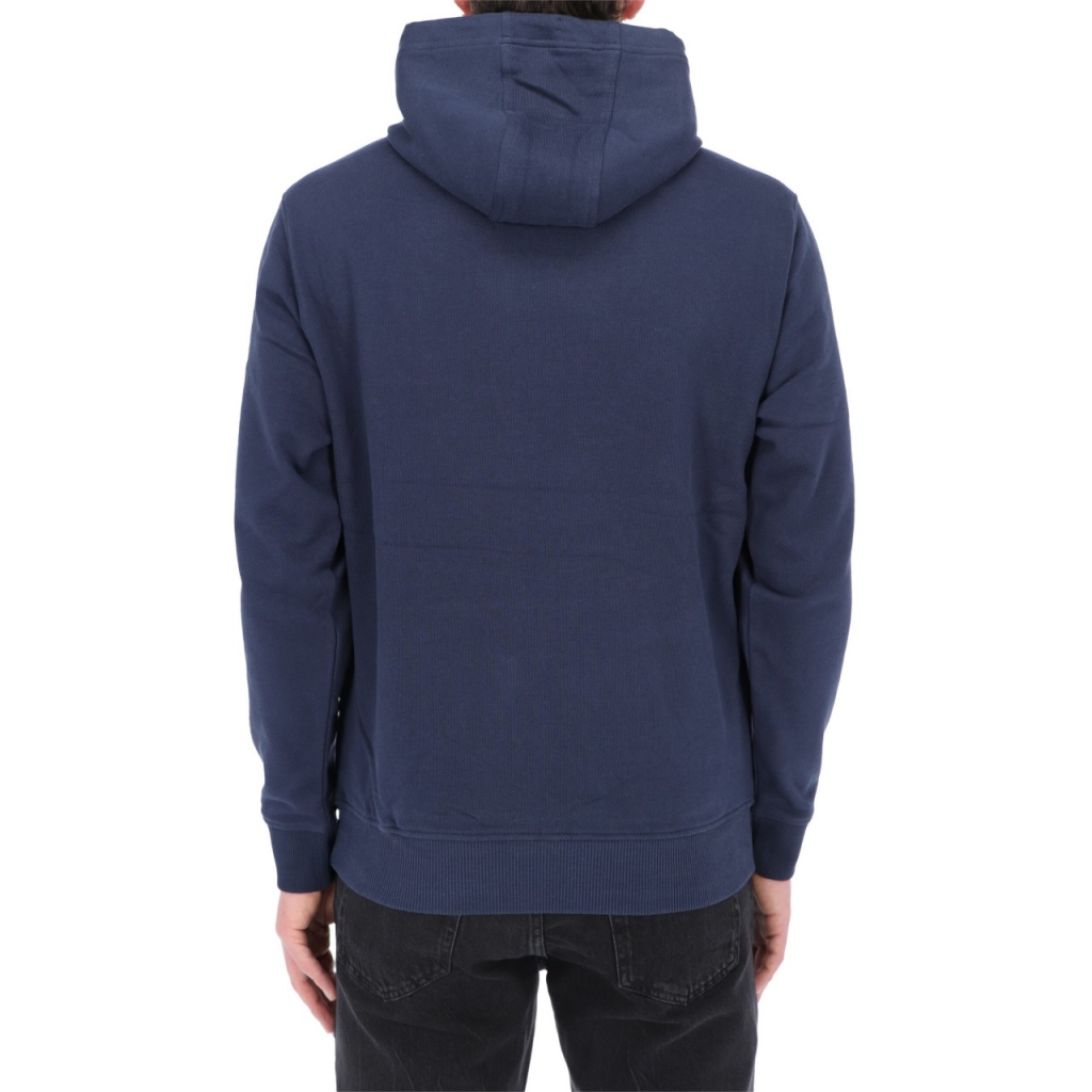 Felpa Tommy Hilfiger Jeans Uomo Essential GraphicHood C87 TWILIGHTNAVY