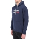 Felpa Tommy Hilfiger Jeans Uomo Essential GraphicHood C87 TWILIGHTNAVY