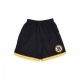 pantaloncino tipo basket uomo nhl back court grafton shorts bosbru JET BLACK