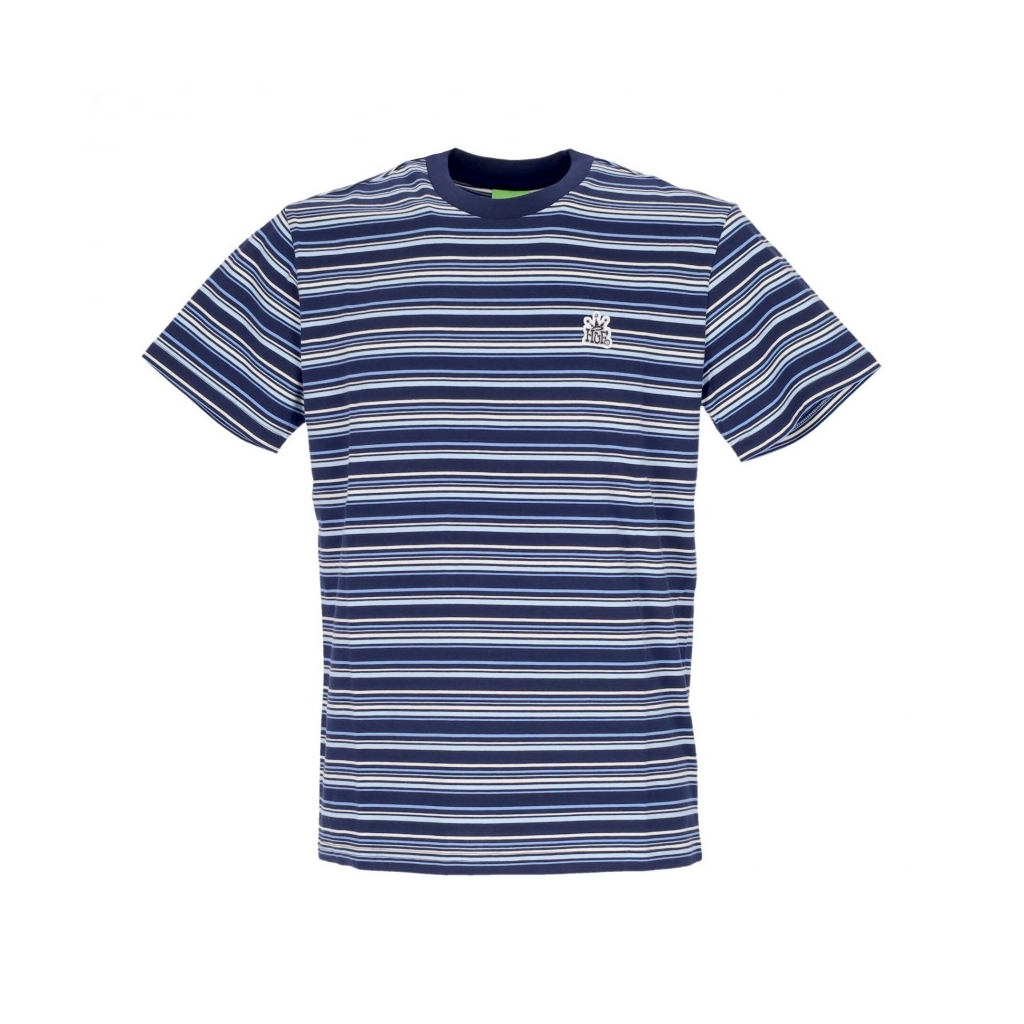 maglietta uomo crown stripe knit top INDIGO