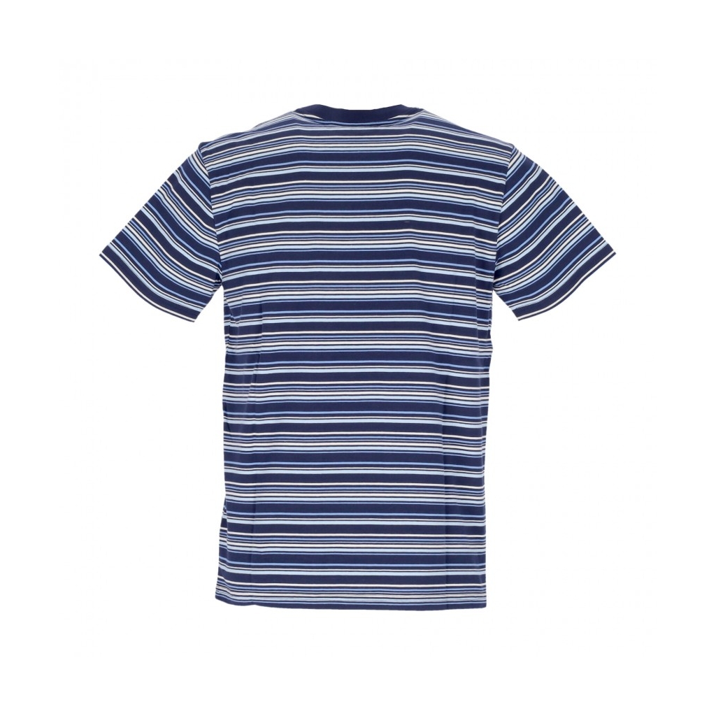 maglietta uomo crown stripe knit top INDIGO