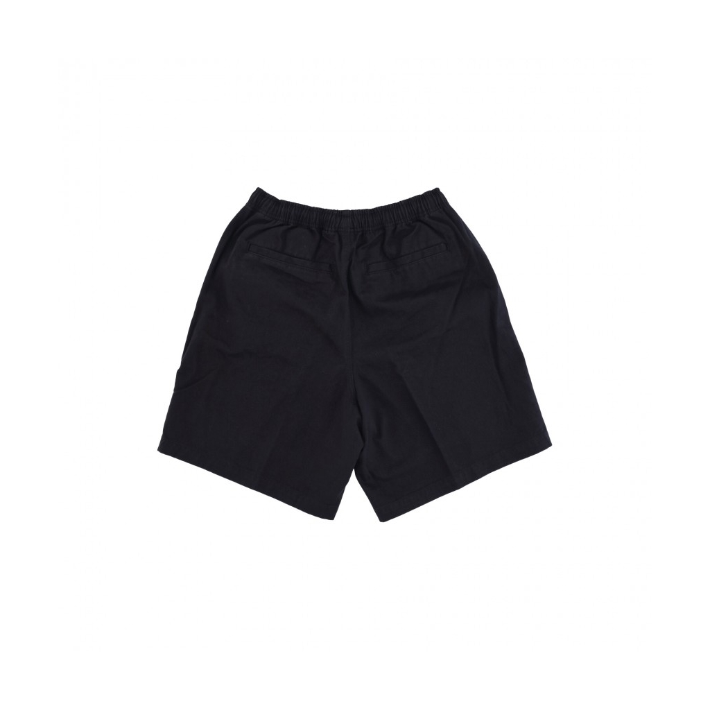 pantalone corto uomo easy relaxed twill short BLACK