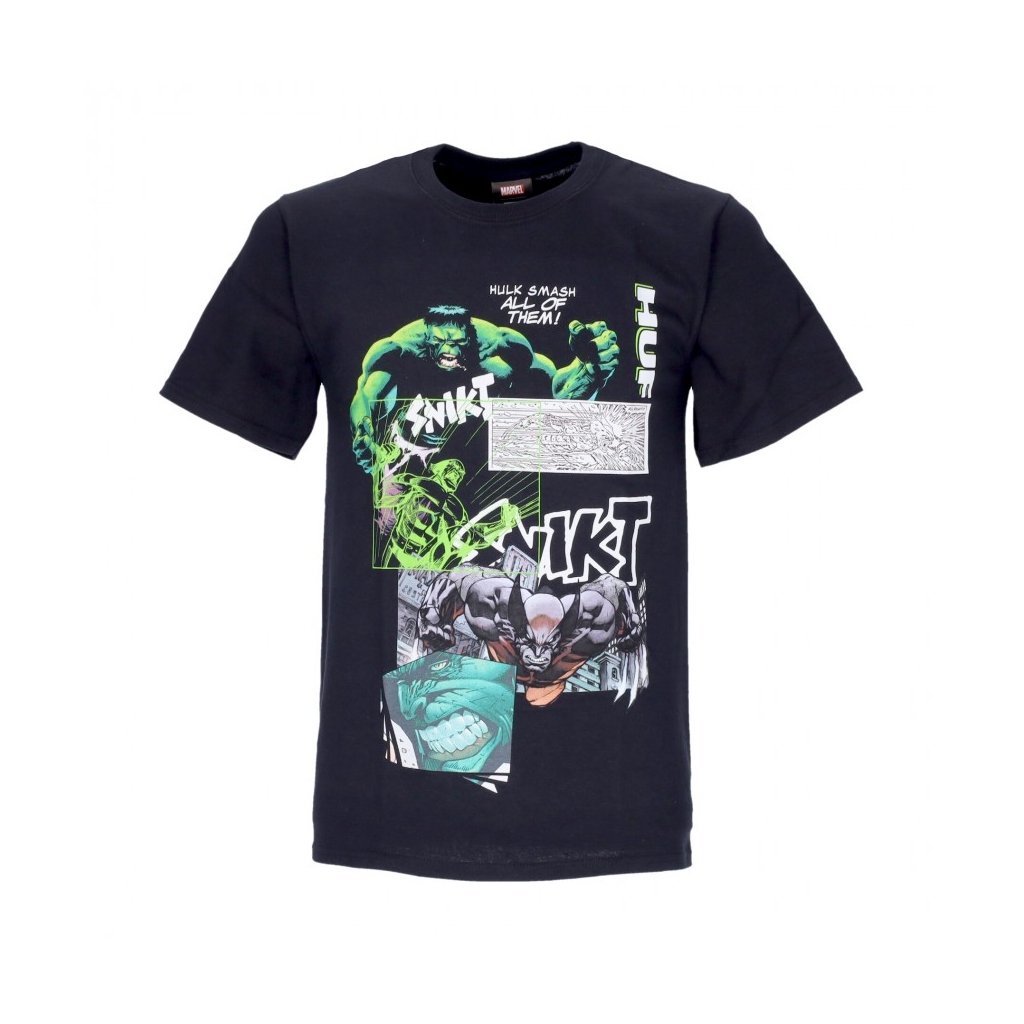 maglietta uomo smash up tee x marvel BLACK