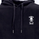 felpa cappuccio uomo al 50 skull hood BLACK/WHITE