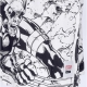 camicia manica corta uomo x-men resort shirt x marvel WHITE