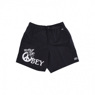 pantaloncino uomo easy peace angel short BLACK