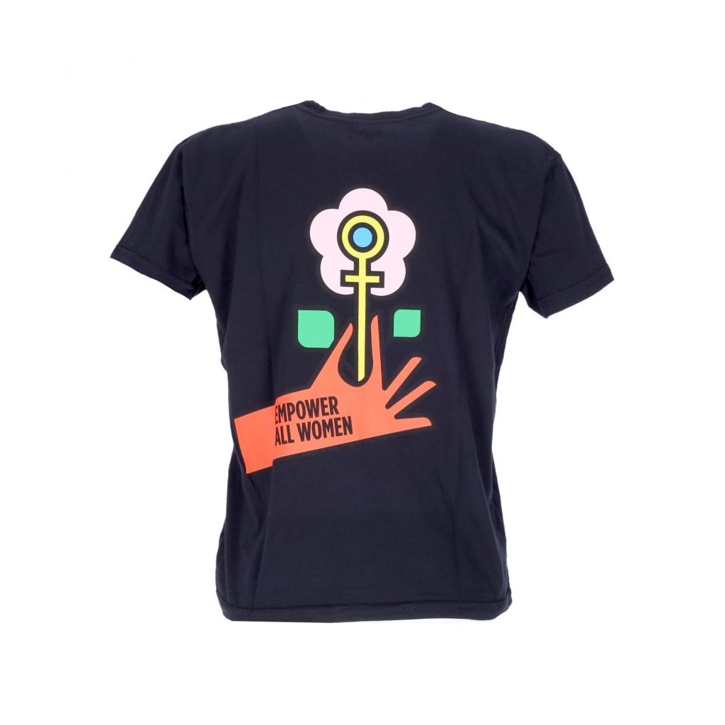 maglietta donna empower organic vintage tee OFF BLACK