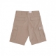 pantalone corto uomo regular cargo short LEATHER RINSED